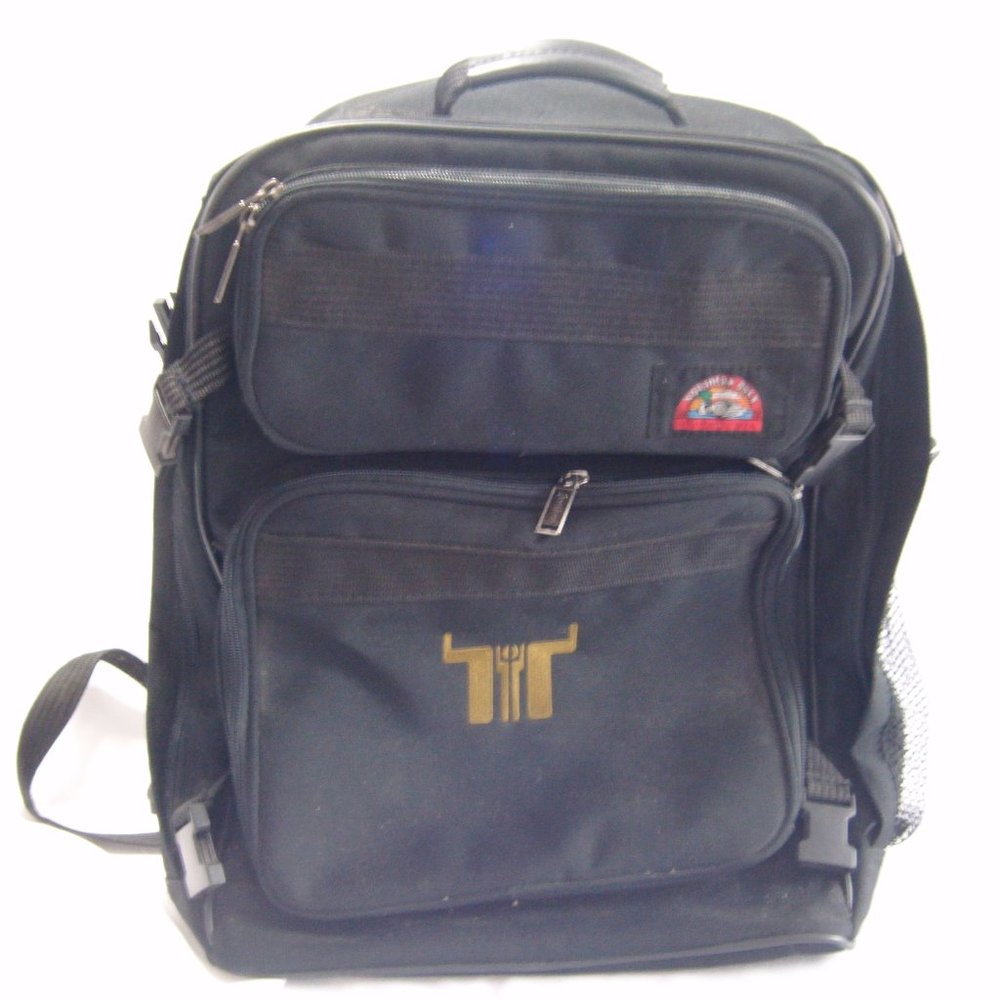 Heavy Duty Rugged Black Backpack Northern Duck